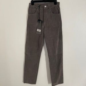 GIORGIO BrATO women leather pants . Size 40